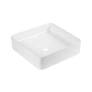 Azure Ceramic Countertop Basin White