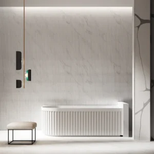 Groove Right Corner Bath