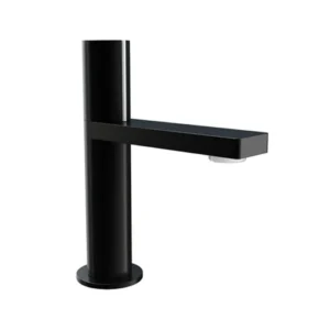 Milan Matt Black Basin Mixer