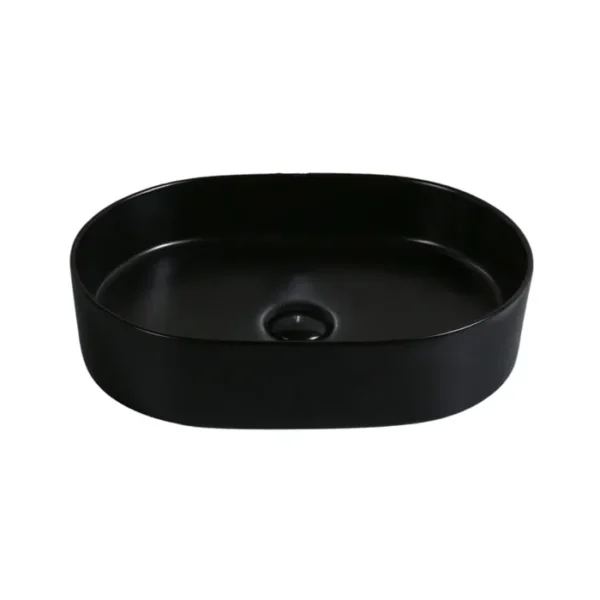 Mozart Ceramic Countertop Basin Black