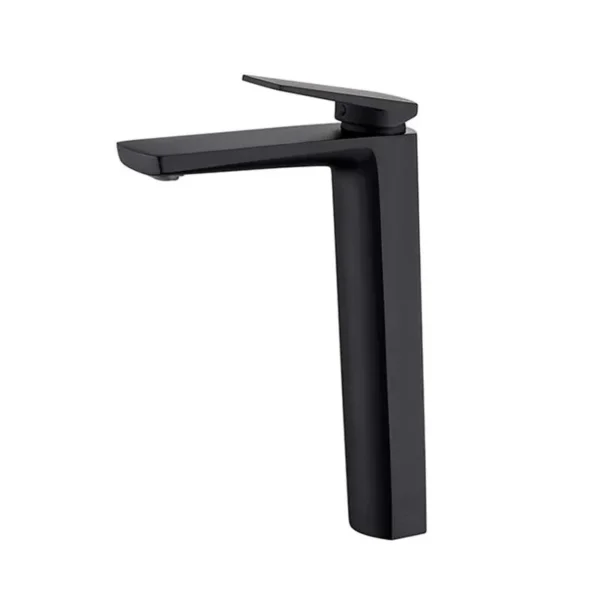 Naples Matt Black Tower Sink Mixer