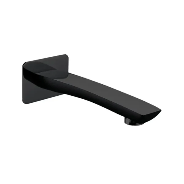 Oscar Matt Black Wall Spout
