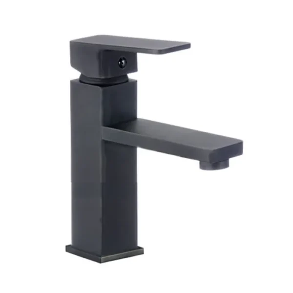 Romano Matt Black Basin Mixer