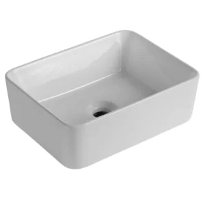 Simi Ceramic Countertop Basin White
