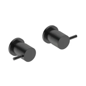 Latoro Matt Black Wall Taps