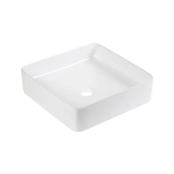 Azure Ceramic Above Counter Basin White