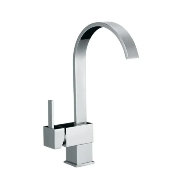 Curve Chrome Kitchen Sink Mixer