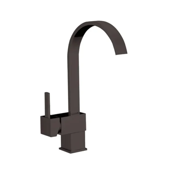 Curve Matt Black Kitchen Sink Mixer