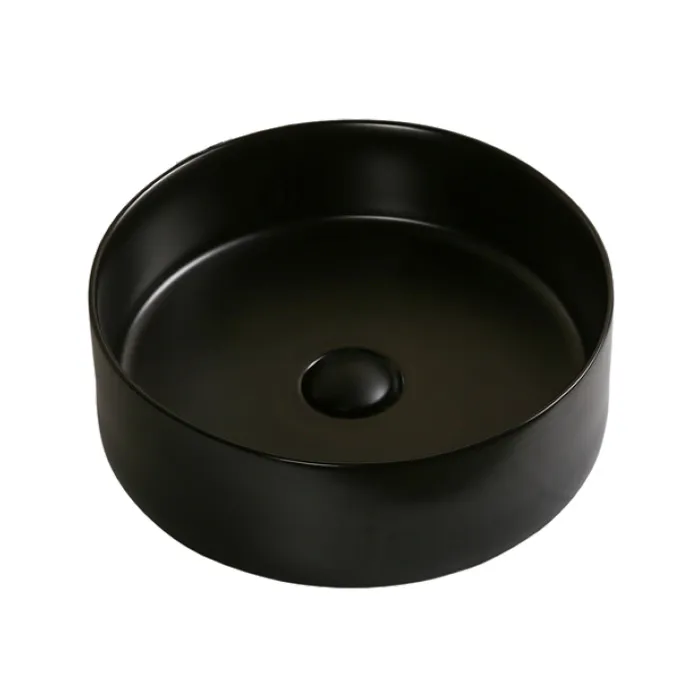 Edison Ceramic Above Counter Basin Black
