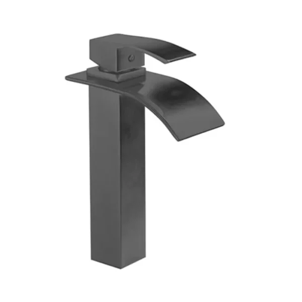 Fountain Matt Black Tower Sink Mixer