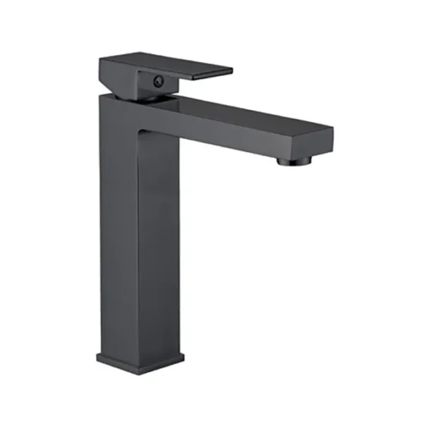Fumo Matt Black Tower Basin Mixer