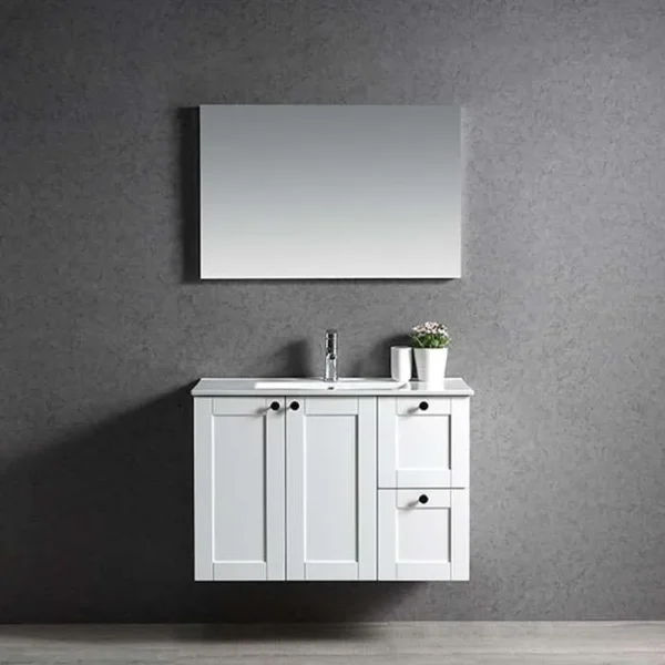 Hampton Vanity Wall Mounted Perth Vanity 900mm