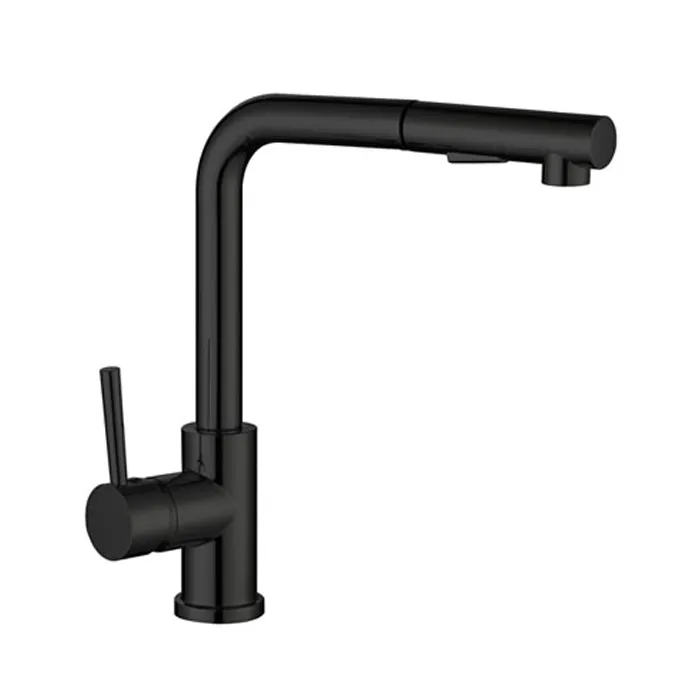 Kuota Matt Black Pull Out Kitchen Sink Mixer