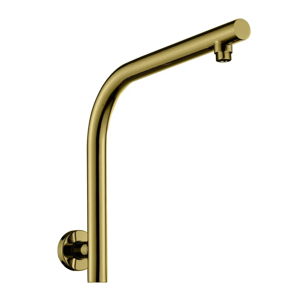 LATORO BRUSH GOLD HI RISE SHOWER ARM scaled 1