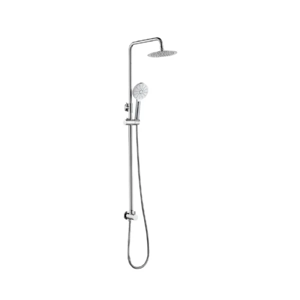 Latoro Double Shower with Rail Chrome
