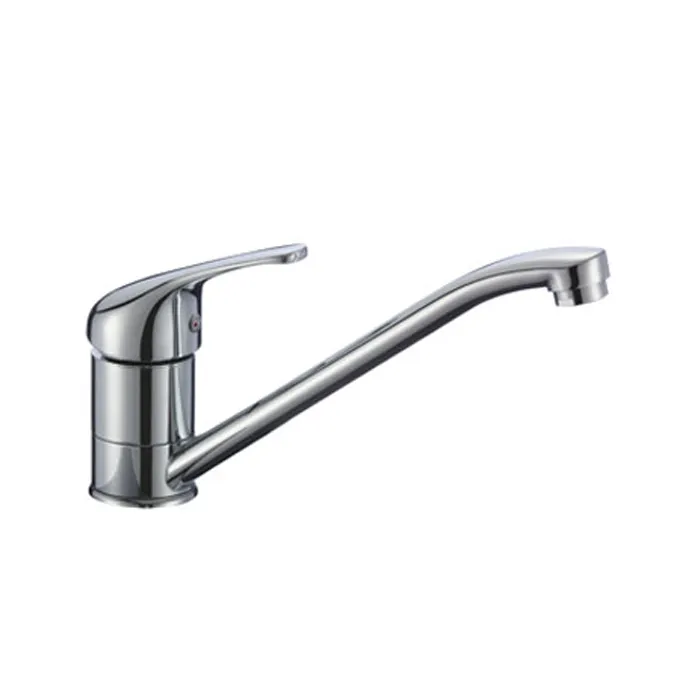 Long Nose Chrome Kitchen Sink Mixer