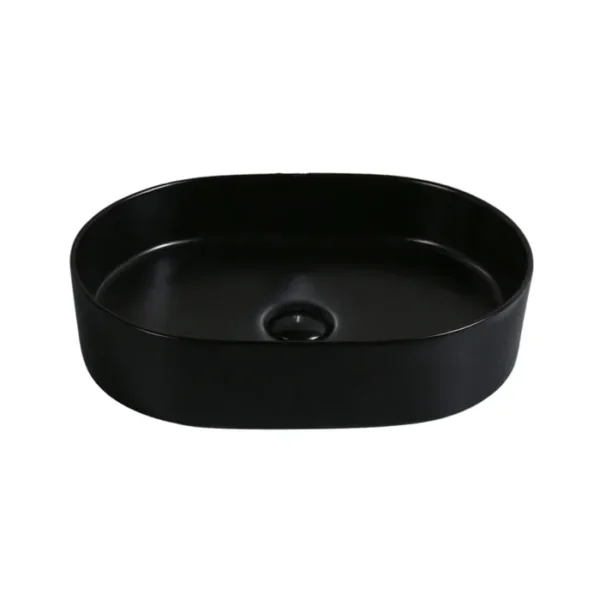 Mozart Ceramic Above Counter Basin Black