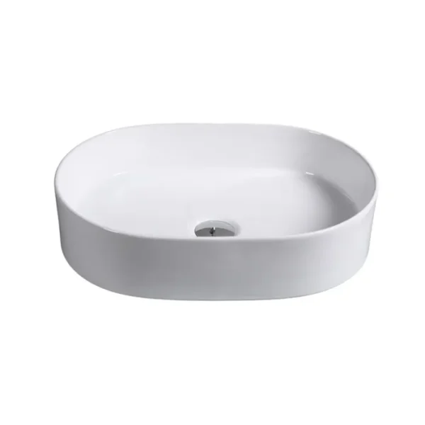 Mozart Ceramic Above Counter Basin White
