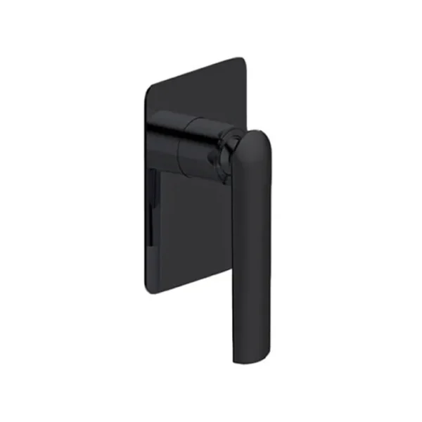 Oscar Matt Black Wall Mixer