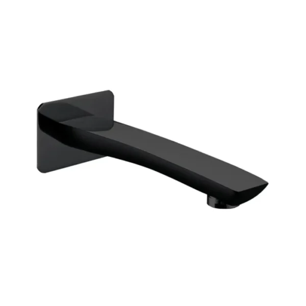 Oscar Matt Black Wall Spout