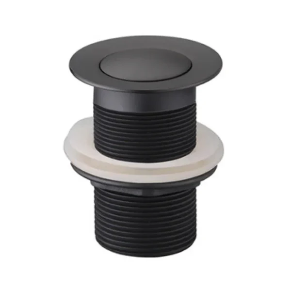 Pop Up Waste Single Matt Black