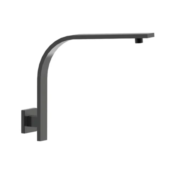 Romano Matt Black Hi Rise Shower Arm