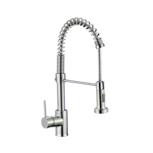 Spiral Kitchen Sink Mixer Chrome