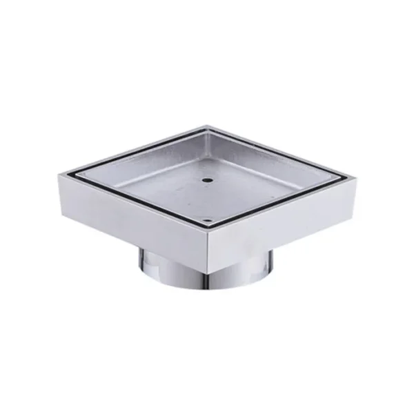 Tile Inset Drain Chrome 50mm