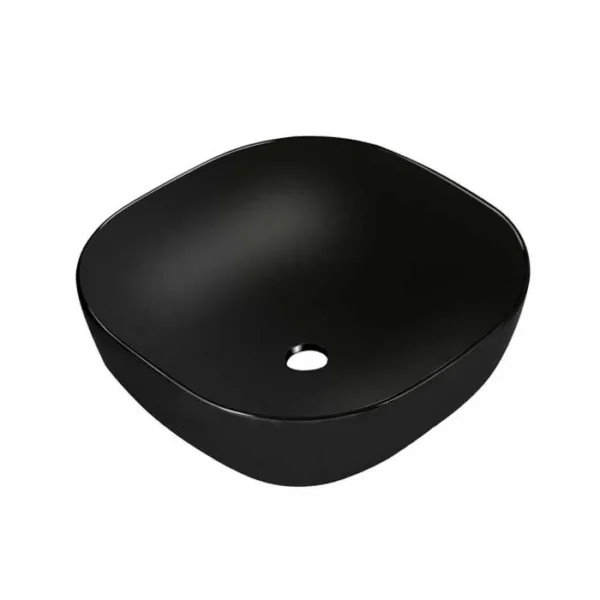 Vida Ceramic Above Counter Basin Black