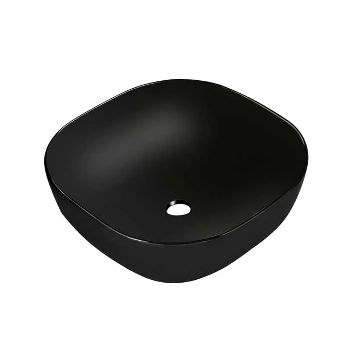 Vida Ceramic Above Counter Basin Black